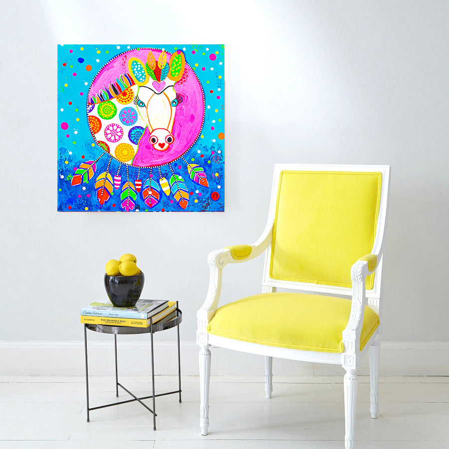 Original Painting - Dream Catcher - Horse