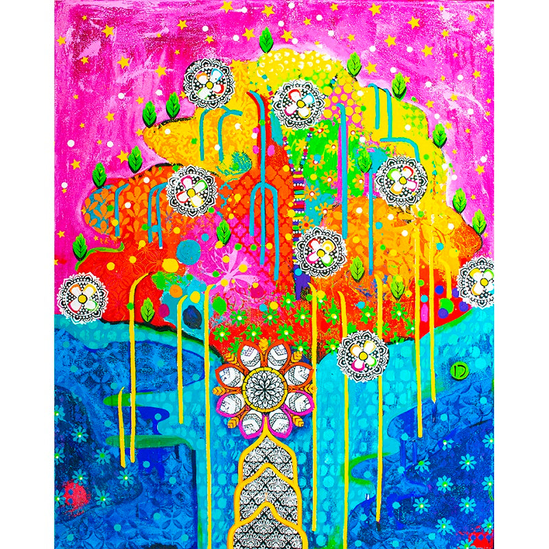 Original Painting - Temple Earth