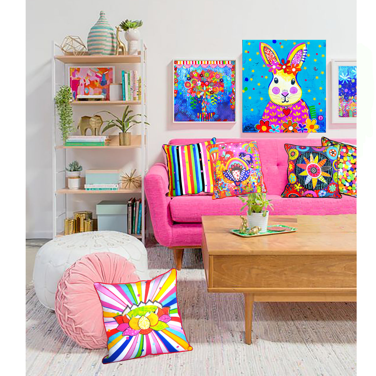 Original Painting - Witty Rabbit