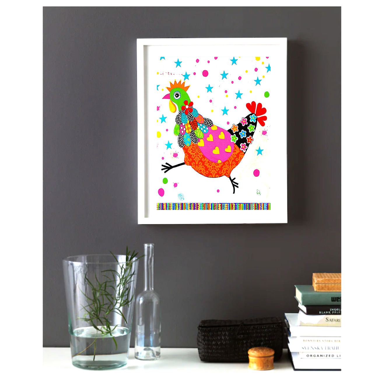 Wall Art Framed Print - Chicken Run