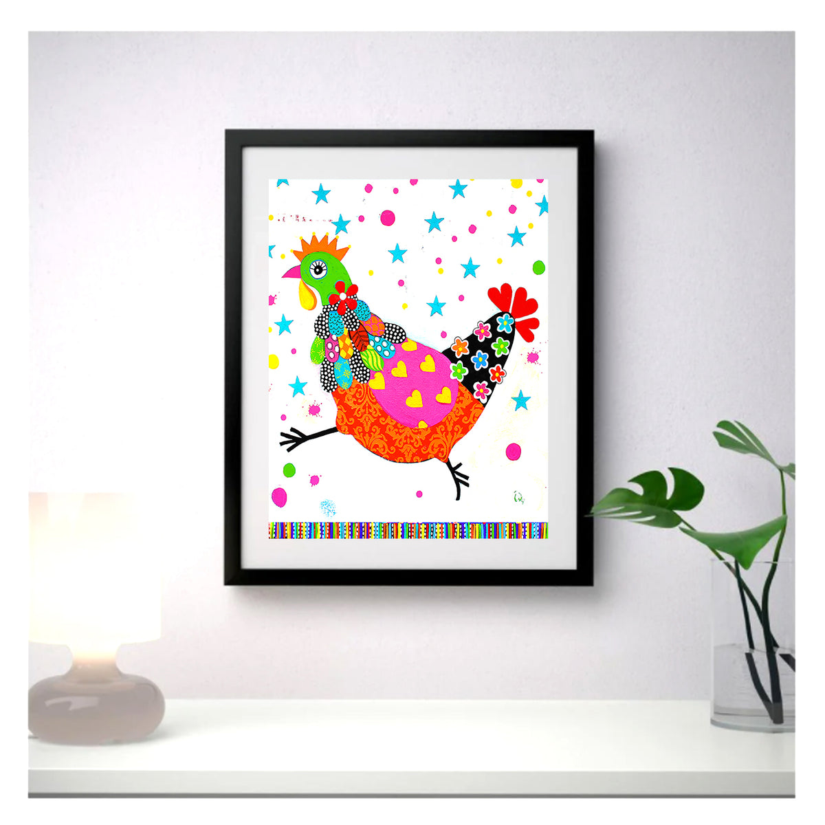 Wall Art Framed Print - Chicken Run