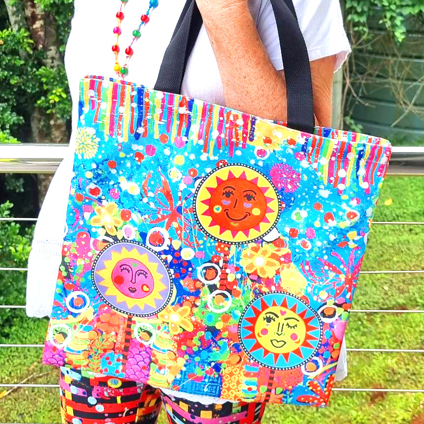 Sunflowers Tote Bag Donna Sharam Art Gallery - Main Image