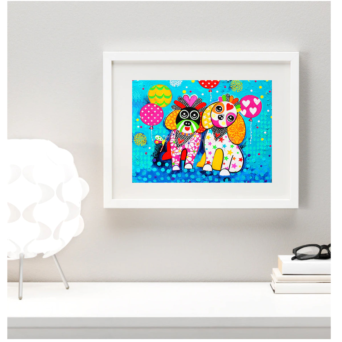 Wall Art Framed Print - Oodles of Love - Cavoodle