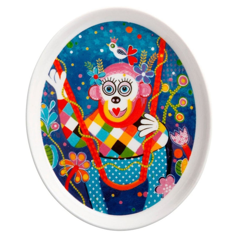 Swinging Around Monkey Plate