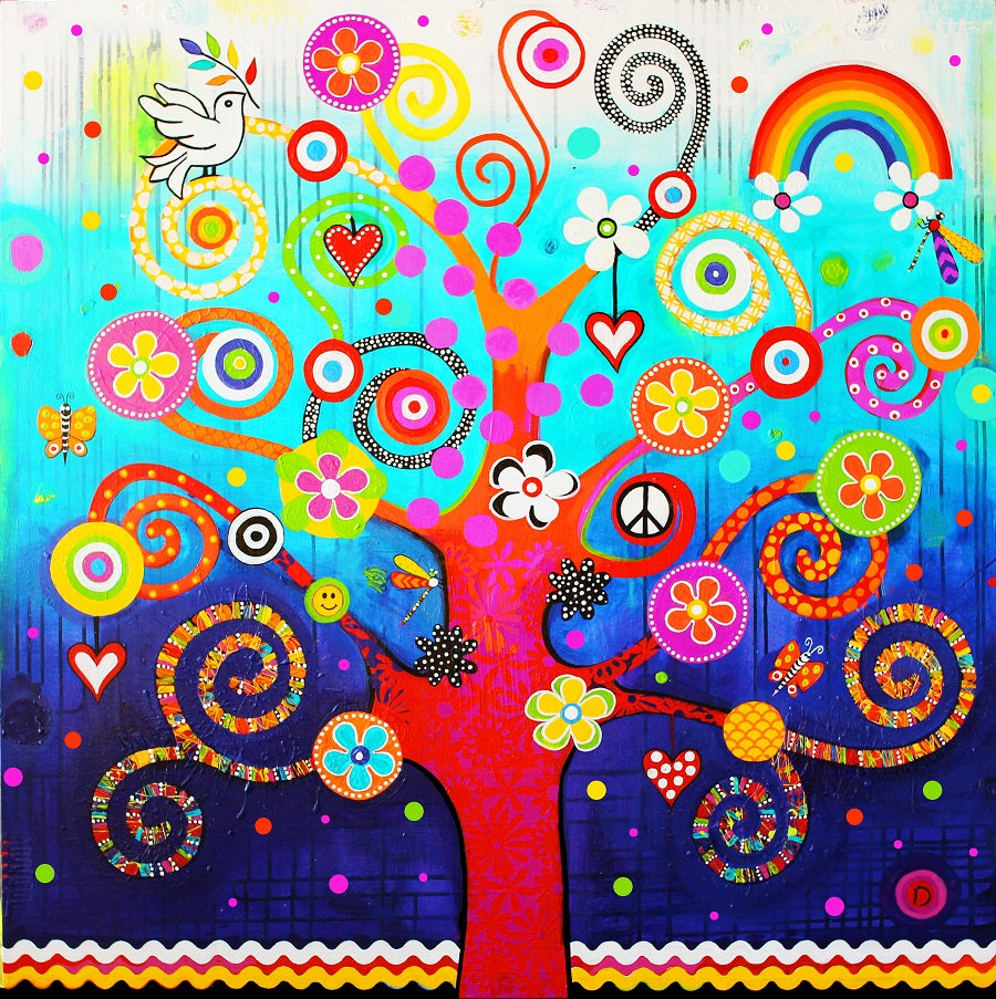 Canvas Wall Art - The Peace Tree